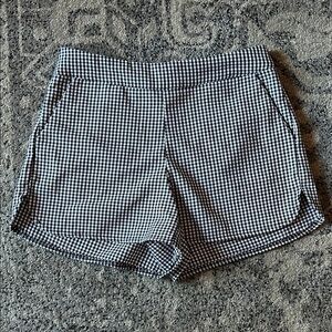 Brandy Melville Women's Black and White Checkered Shorts